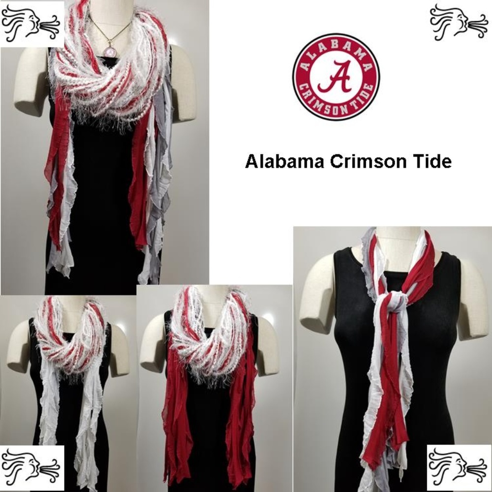 NCAA SEC Alabama Crimson Tide Scarf Lightweight